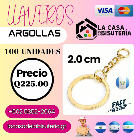 Llaveros Dorados